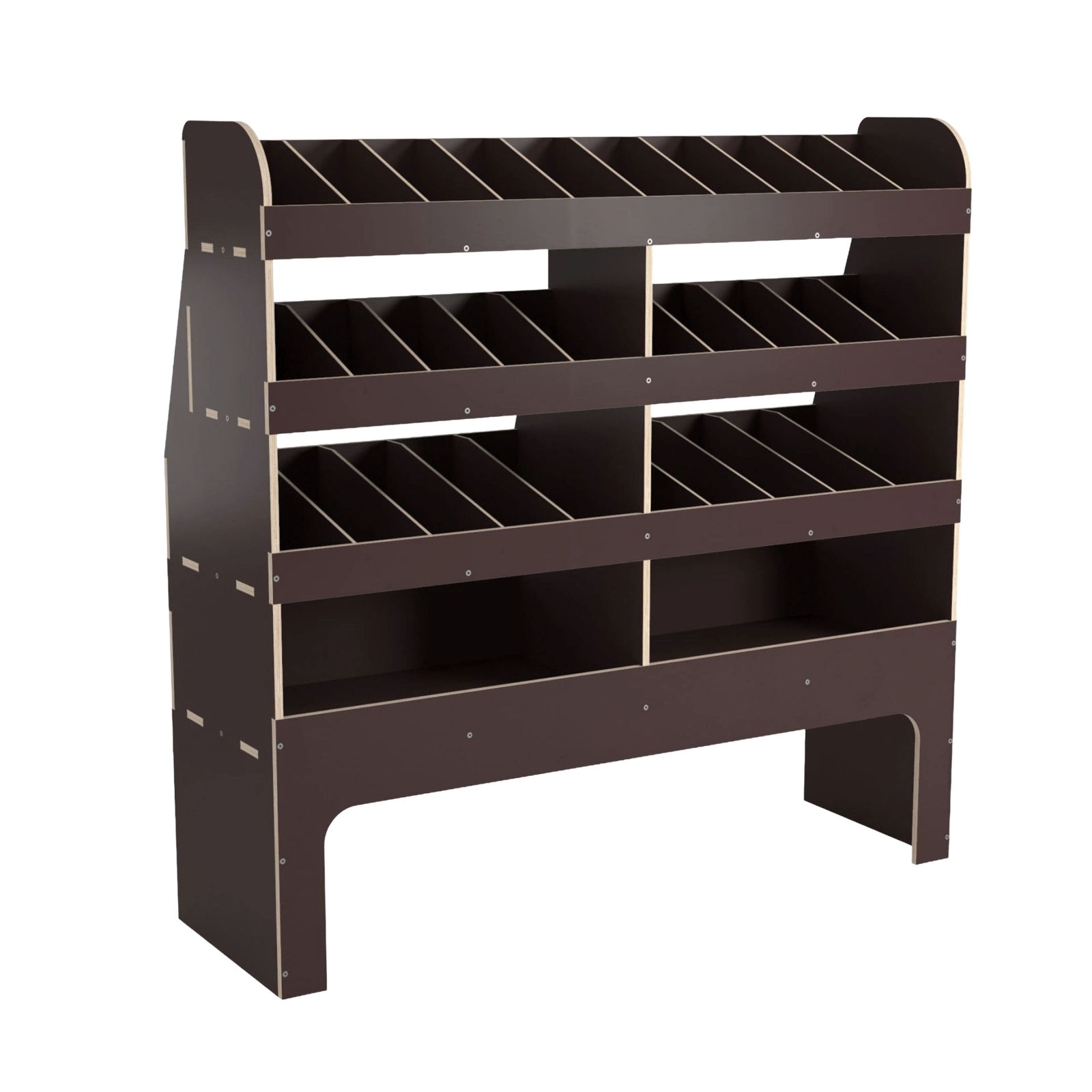 Wooden shelves system